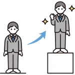 Career Advancement Menbusiness SVG Icon